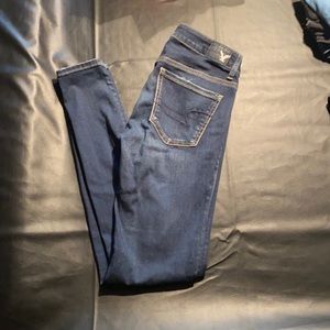 American Eagle size 4 long skinny jeans